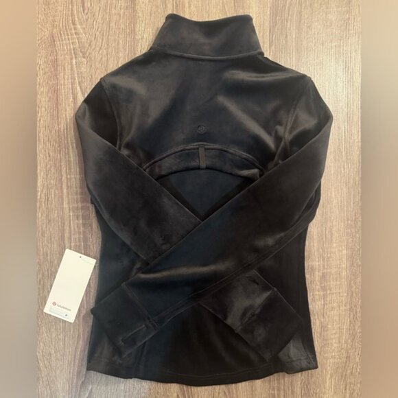 New with tags Lululemon Define Jacket Velvet. Black. Size 10. - Picture 3 of 16